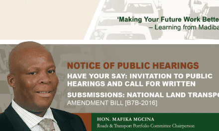 National Land Transport Act (NLTA) Amendment Bill