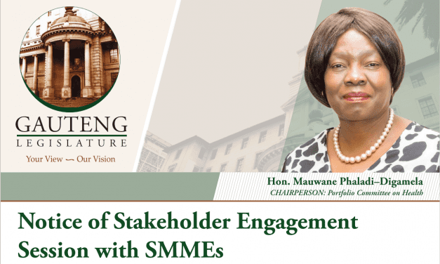 NOTICE OF STAKEHOLDER ENGAGEMENT SESSION WITH SMMES