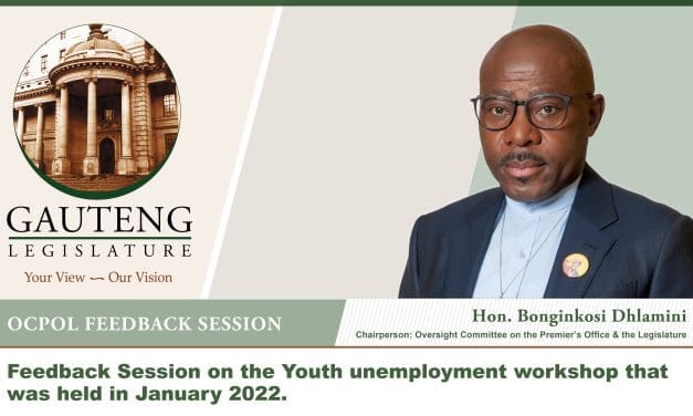 YOUTH UNEMPLOYMENT WORKSHOP FEEDBACK SESSION